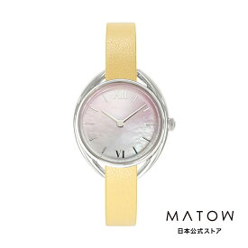マトウ MATOW 公式ストア 日本総代理店 腕時計 SHIKI ROUND SILVER 撫子 / HARU ミモザ レディース 腕時計 ソーラー ウォッチ 女性 小ぶり