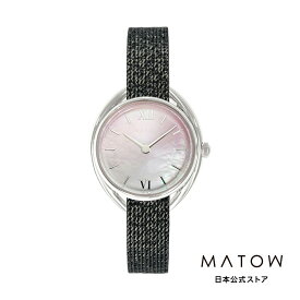 マトウ MATOW 公式ストア 日本総代理店 腕時計 SHIKI ROUND SILVER 撫子 / 黒花 ブラックメッシュ レディース 腕時計 ソーラー ウォッチ 女性 小ぶり