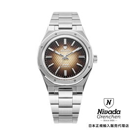 ニバダ グレンヒェン Nivada Grenchen F77 スモークダイヤル メンズ 男性用 腕時計