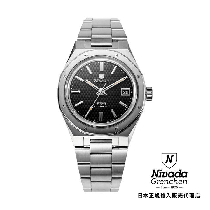 楽天市場】ニバダ グレンヒェン Nivada Grenchen F77 ブラックダイヤル 