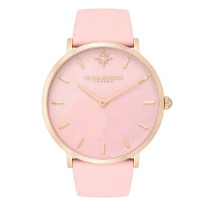 �I���r�A�o�[�g�� ���{���㗝�X �r���v ���f�B�[�X �u�����h Olivia Burton �Z���X�e�B�A�� 40mm �t�F�C�N ���[�Y �N�H�[�c & �J�[�l�[�V���� �S�[���h �u���b�V�� ���U�[ �X�g���b�v �E�H�b�`