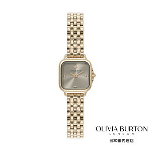 OLIVIA BURTON / �I���r�A�E�o�[�g�� �N���V�b�N - 20mm �O���u�i�[ �~�j �A�[���O���C �T�����C ���[�Y�S�[���h �u���X���b�g