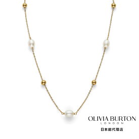 オリビアバートン 日本総代理店 レディース アクセサリー OLIVIA BURTON / オリビア・バートン トレンド - バイ ザ シー パール ビーズ ゴールド ネックレス