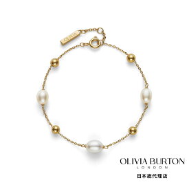 オリビアバートン 日本総代理店 レディース アクセサリー OLIVIA BURTON / オリビア・バートン トレンド - バイ ザ シー パール ビーズ ゴールド ブレスレット