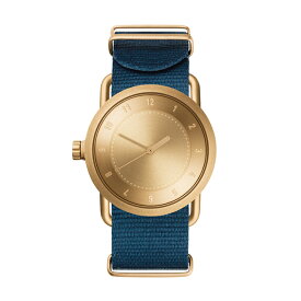 ティッドウォッチズ TID Watches No.1 Gold Blue Nylon Wristband 36 ゴールド ブルー ナイロン リストバンド 腕時計 メンズ レディース 金 ナイロンベルト 青