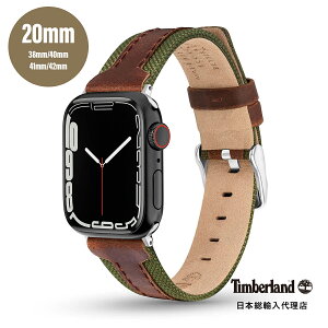 Timberland / �e�B���o�[�����h �A�b�v���E�H�b�` S�T�C�Y�i�x���g��20mm�j�o���h �X�g���b�v �x�C���u���b�W �u���E�����U�[ �m�Ή��P�[�X�F38mm�A40mm�A41mm�A42mm�iseries10�ȍ~�j�n