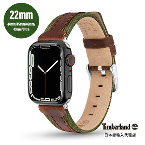 Timberland / �e�B���o�[�����h �A�b�v���E�H�b�` L�T�C�Y�i�x���g��22mm�j�o���h �X�g���b�v �x�C���u���b�W �u���E�����U�[ �m�Ή��P�[�X�F44mm�A45mm�A46mm�A49mm�AUltra�n