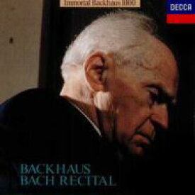 Bach, Johann Sebastian バッハ / イギリス組曲第6番、フランス組曲第5番、他　バックハウス（p） 【CD】