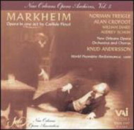 【輸入盤】 フロイド、カーライル（1926-） / Markheim: K.andersson / New Orleans Opera Treigle Crofoot Diard 【CD】