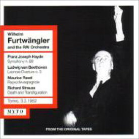 【輸入盤】 R．シュトラウス：死と変容、ベートーヴェン：レオノーレ序曲第3番、ラヴェル：スペイン狂詩曲、他　フルトヴェングラー＆RAIトリノ響（1952） 【CD】