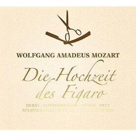 【輸入盤】 Mozart モーツァルト / 『フィガロの結婚』ドイツ語版全曲　オトマール・スイトナー＆シュターツカペレ・ドレスデン、ヴァルター・ベリー、ヘルマン・プライ、他（1964　ステレオ）（3CD） 【CD】