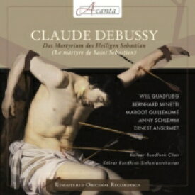 【輸入盤】 Debussy ドビュッシー / 『聖セバスティアンの殉教』（ドイツ語）　アンセルメ＆ケルン放送響、ギヨーム、シュレム、他 【CD】