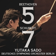 【送料無料】 Beethoven ベートーヴェン / ベートーヴェン：交響曲第5番『運命』、シューベルト：交響曲第8番『未完成』　佐渡裕＆ベルリン・ドイツ響 【SACD】