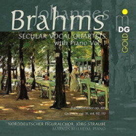 【輸入盤】 Brahms ブラームス / 世俗合唱作品集第1集　シュトラウベ＆北ドイツ・フィグラル合唱団 【SACD】