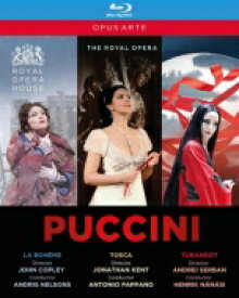 Puccini プッチーニ / トスカ（パッパーノ、ゲオルギュー）、ボエーム（ネルソンス、イリンカイ）、トゥーランドット（ナナシ、リンドストローム）　コヴェント・ガーデン王立歌劇場（3BD） 【BLU-RAY DISC】