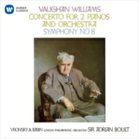 Vaughan-williams ボーンウィリアムズ / 交響曲第8番、2台のピアノのための協奏曲　エードリアン・ボールト &amp; ロンドン・フィル、ヴロンスキー、バビン 【CD】