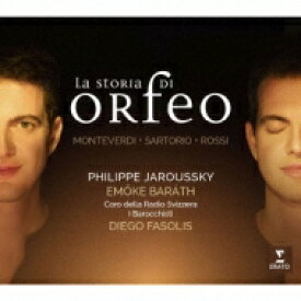 La Storia Di Orfeo: Jaroussky(Ct) Barath(S) Fasolis / I Barocchisti 【CD】