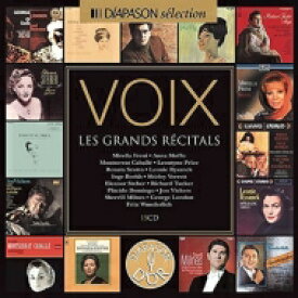 【送料無料】 『Voix〜素晴らしき声のリサイタル』　ドミンゴ、フレーニ、カバリエ、ヴィッカーズ、ヴンダーリヒ、ミルンズ、リザネク、スコット、他（15CD） 輸入盤 【CD】