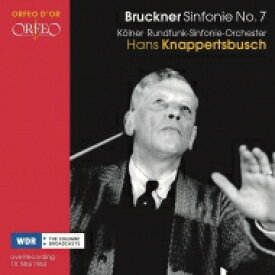 【輸入盤】 Bruckner ブルックナー / 交響曲第7番　ハンス・クナッパーツブッシュ＆ケルン放送交響楽団（1963年モノラル） 【CD】