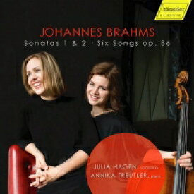 【輸入盤】 Brahms ブラームス / チェロ・ソナタ第1番、第2番、歌曲編曲集　ユリア・ハーゲン、アニカ・トロイトラー 【CD】