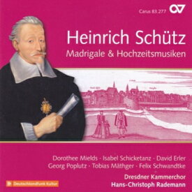 【輸入盤】 Schutz シュッツ / マドリガルと婚礼の音楽集　ハンス＝クリストフ・ラーデマン＆ドレスデン室内合唱団、インストゥルメンタリステン 【CD】