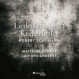 【輸入盤】 Schumann シューマン / リーダークライス 作品24、12の詩　マティアス・ゲルネ、レイフ・オヴェ・アンスネス 【CD】