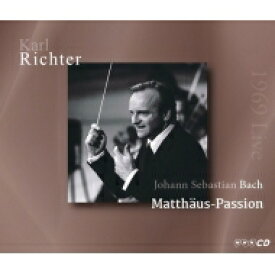 【輸入盤】 Bach, Johann Sebastian バッハ / マタイ受難曲　カール・リヒター＆ミュンヘン・バッハ管弦楽団、エルンスト・ヘフリガー、他（1969年東京ライヴ　ステレオ）（3CD） 【CD】