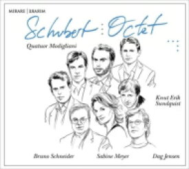 Schubert シューベルト / 八重奏曲　モディリアーニ四重奏団、ザビーネ・マイヤー、他（日本語解説付） 【CD】