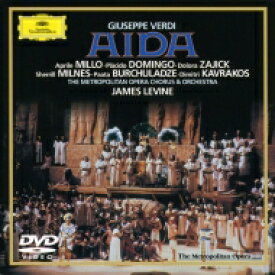 Verdi ベルディ / 『アイーダ』全曲　フリーゼル演出、レヴァイン＆メトロポリタン歌劇場、ミッロ、ドミンゴ、他（1989　ステレオ） 【DVD】