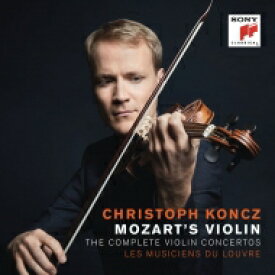 【輸入盤】 Mozart モーツァルト / ヴァイオリン協奏曲全集　クリストフ・コンツ（モーツァルトのヴァイオリン使用）、ルーヴル宮音楽隊（2CD） 【CD】