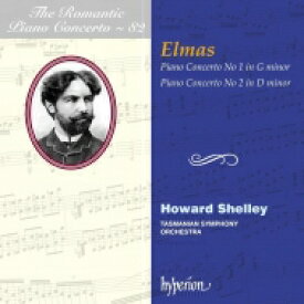 【輸入盤】 エルマス、ステファン（1862-1937） / ピアノ協奏曲第1番、第2番　ハワード・シェリー、タスマニア交響楽団 【CD】