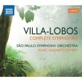 【輸入盤】 Villa-lobos ビラロボス / 交響曲全集　イサーク・カラブチェフスキー＆サンパウロ交響楽団（6CD） 【CD】