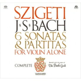 【輸入盤】 Bach, Johann Sebastian バッハ / 無伴奏ヴァイオリンのためのソナタとパルティータ 全曲　ヨゼフ・シゲティ（シングルレイヤー） 【SACD】