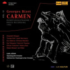 【輸入盤】 Bizet ビゼー / 『カルメン』ドイツ語版全曲　カール・ベーム＆シュターツカペレ・ドレスデン、エリーザベト・ヘンゲン、他（1942　モノラル）（3CD）（＋秘蔵カルメン録音集CD） 【CD】
