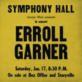 Erroll Garner / Symphony Hall Concert (180グラム重量盤レコード） 【LP】