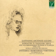 送料無料 グイード ジョヴァンニ アントニオ c.1675-1729 Violin 超安い Sonatas: 贈与 Hortensia Ensemble 輸入盤 CD G.rota Vn Virtuosa