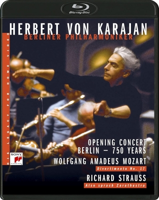 Strauss R. シュトラウス Also Sprach お買得 Zarathustra: Karajan +mmozart: 2020 新作 BLU-RAY Divertimento DISC 17 1987 Bpo