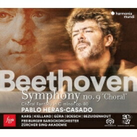 Beethoven ベートーヴェン / 交響曲第9番『合唱』、合唱幻想曲　パブロ・エラス＝カサド＆フライブルク・バロック・オーケストラ、クリスティアン・ベズイデンホウト、他（シングルレイヤー） 【SACD】