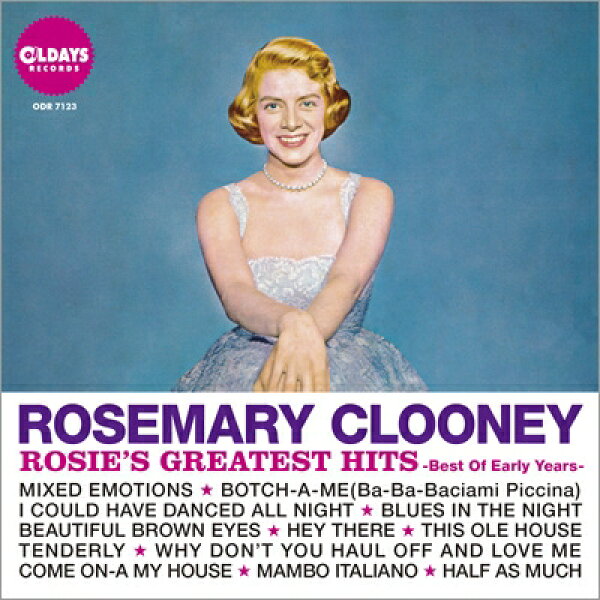 Rosemary Clooney ローズマリークルーニー / Rosie's Greatest Hits -Best Of Early Years- 【CD】