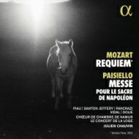 Mozart モーツァルト / モーツァルト：レクィエム（1804年パリ初演版）、パイジェッロ：ナポレオン戴冠式ミサ　ジュリアン・ショヴァン＆ル・コンセール・ド・ラ・ローグ（日本語解説付） 【CD】