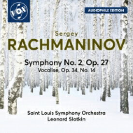 【輸入盤】 Rachmaninov ラフマニノフ / 交響曲第2番、ヴォカリーズ　レナード・スラトキン＆セントルイス交響楽団 【CD】