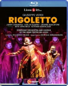 Verdi ベルディ / 『リゴレット』全曲　ワーゲマーカース演出、フリッツァ＆リセウ大劇場、カルロス・アルバレス、ハビエル・カマレナ、他（2017　ステレオ）（日本語字幕付） 【BLU-RAY DISC】