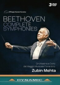 Beethoven ベートーヴェン / 交響曲全集　ズービン・メータ＆フィレンツェ五月祭管弦楽団（3DVD） 【DVD】