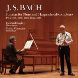 Bach, Johann Sebastian バッハ / フルート・ソナタ全曲、無伴奏フルートのためのパルティータ　バルトルド・クイケン、渡邊順生 【CD】