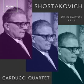 【輸入盤】 Shostakovich ショスタコービチ / 弦楽四重奏曲第9番、第15番　カルドゥッチ弦楽四重奏団 【CD】