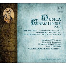 【輸入盤】 ムジカ・ヴァルミエンシス 第3集　カペラ・ヴァルミエンシス・レスティテュータ 【CD】