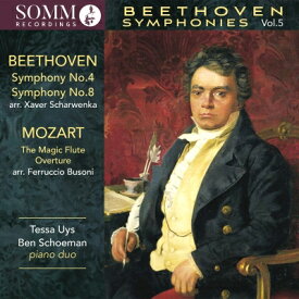 【輸入盤】 Beethoven ベートーヴェン / 交響曲第4番、第8番（シャルヴェンカ編4手ピアノ版）　テッサ・アイス、ベン・スクーマン 【CD】