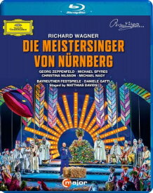 Wagner ワーグナー / 『ニュルンベルクのマイスタージンガー』全曲　ダーヴィッツ演出、ダニエーレ・ガッティ＆バイロイト、ツェッペンフェルト、他（2025　ステレオ）（日本語字幕付） 【BLU-RAY DISC】