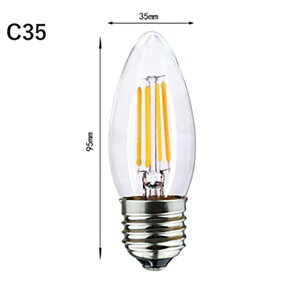 LEDd E14  S 40W` VfAd a14mm C35 F 4000K Lhd