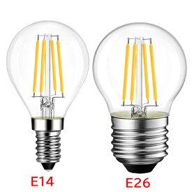 LED電球6W ボール 60W相当 口金E26/E14 4000K 温白色